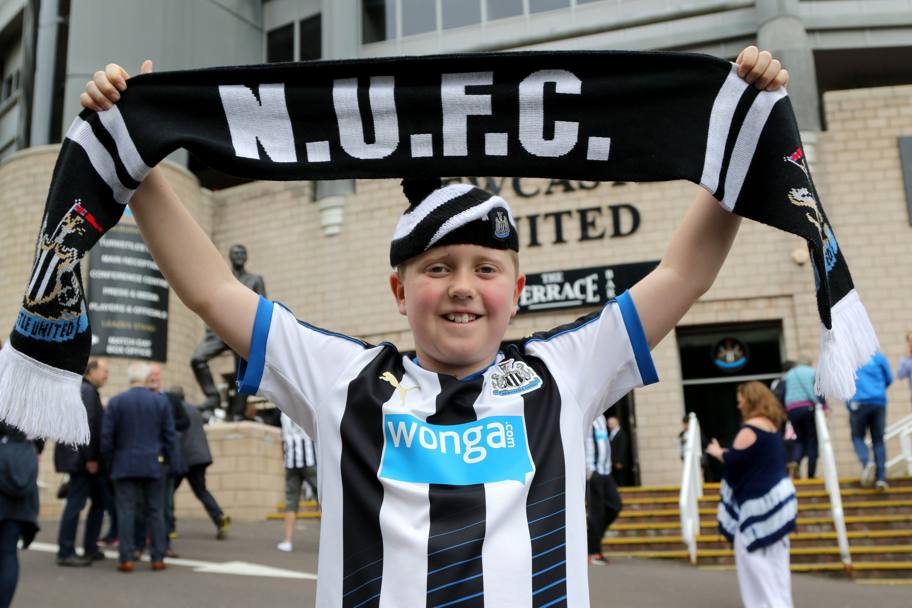 Un giovane tifoso del Newcastle United. (Lapresse)